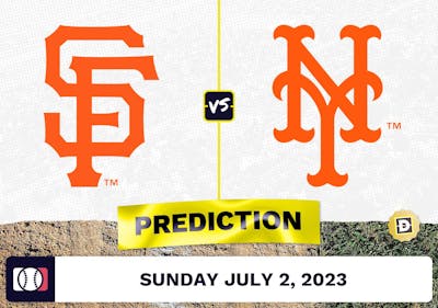 Giants vs. Mets Prediction for MLB Sunday [7/2/2023]