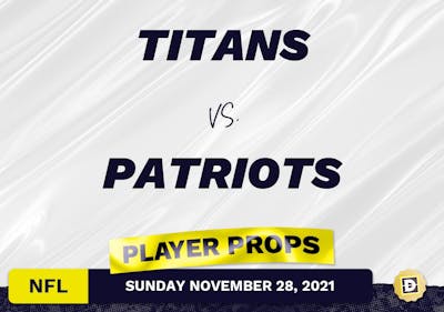 Titans vs. Patriots Projected Player Stats - Nov 28, 2021