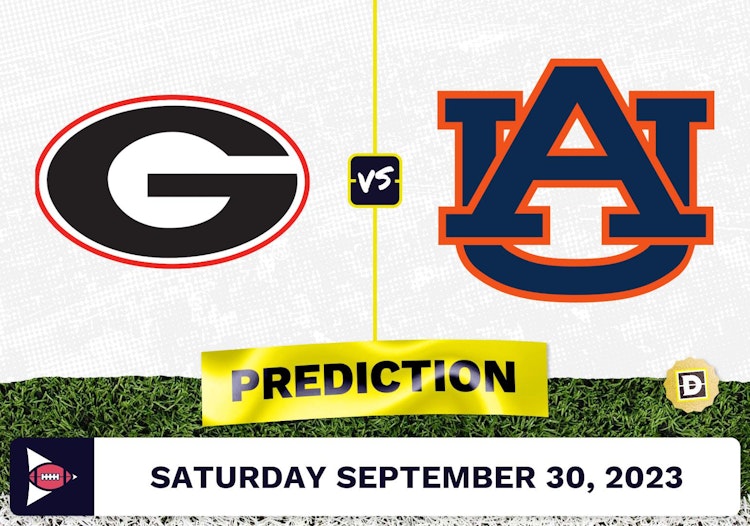 Georgia vs. Auburn CFB Prediction and Odds - September 30, 2023