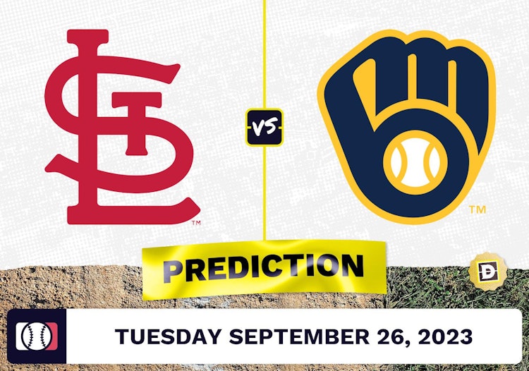 Cardinals vs. Brewers Prediction for MLB Tuesday [9/26/2023]