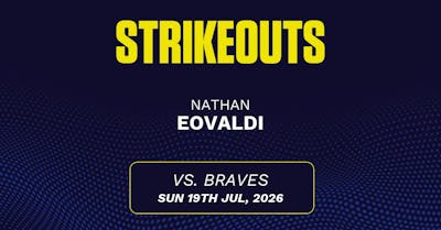 Nathan Eovaldi projections July 19: Strikeouts, outs, and earned runs vs. Braves [2026]