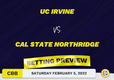 UC Irvine vs. Cal State Northridge CBB Predictions and Odds - Feb 5, 2022