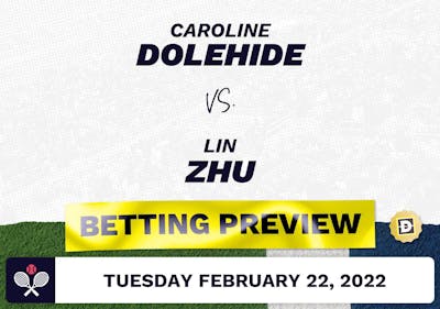 Caroline Dolehide vs. Lin Zhu Predictions - Feb 22, 2022