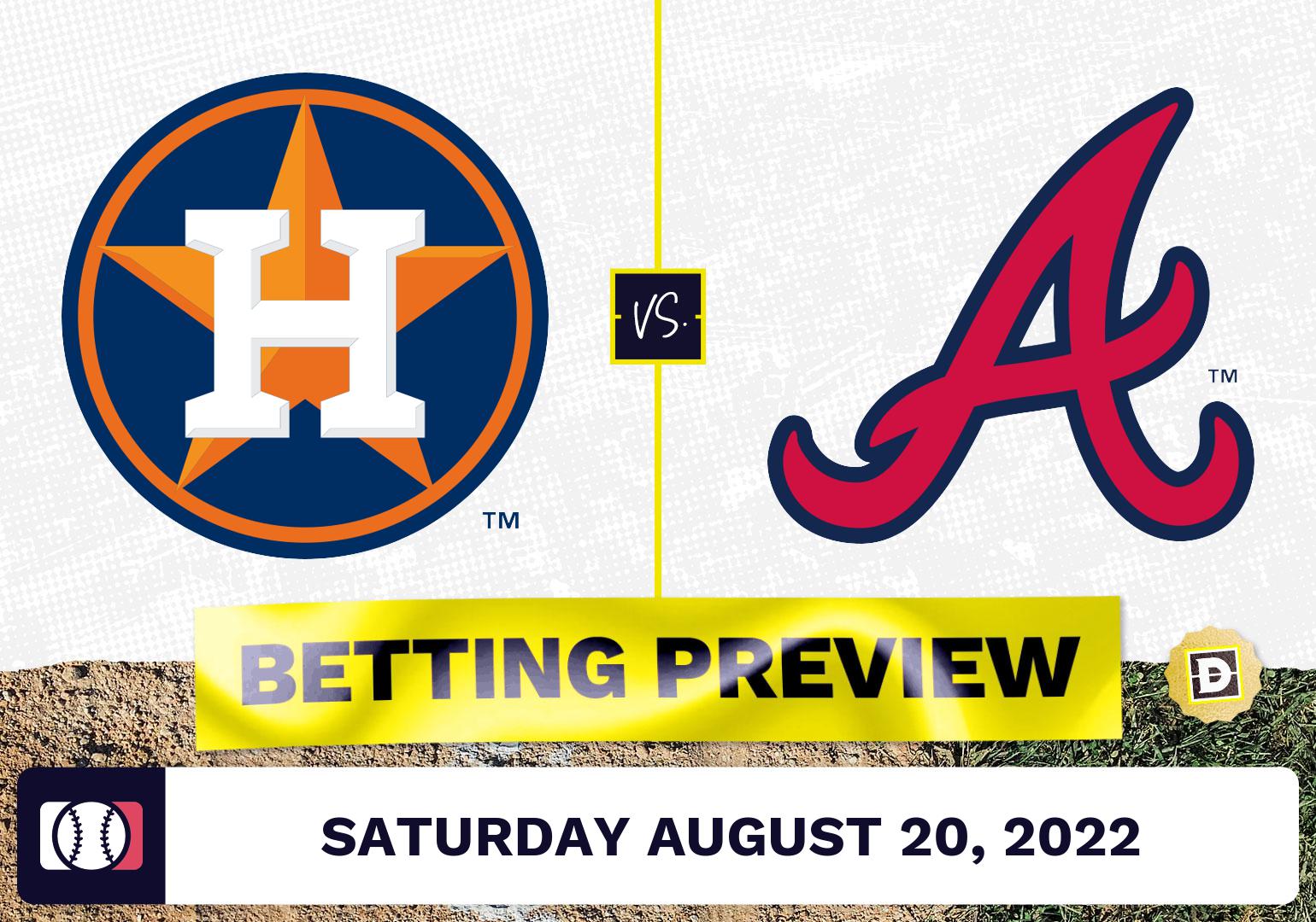 Astros vs. Braves Prediction and Odds - Aug 20, 2022