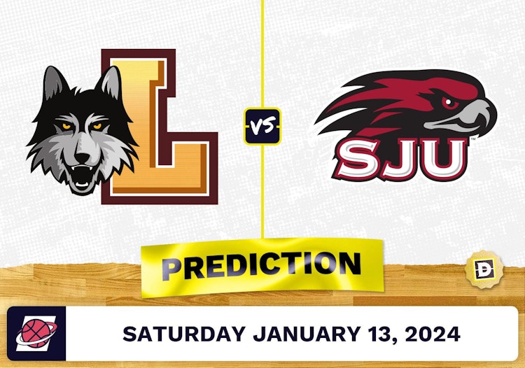 Loyola Chicago vs. Saint Joseph's (PA) Prediction, Odds, College Basketball Picks [1/13/2024]