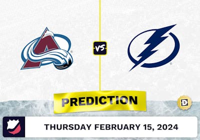 Colorado Avalanche vs. Tampa Bay Lightning Prediction, Odds, NHL Picks [2/15/2024]