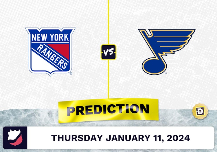 NY Rangers vs. St. Louis Blues Prediction, Odds, NHL Picks [1/11/2024]