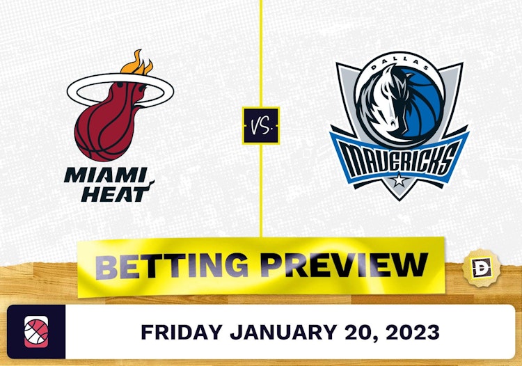 Heat vs. Mavericks Prediction and Odds - Jan 20, 2023