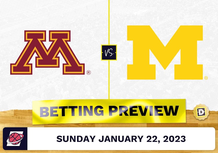 Minnesota vs. Michigan CBB Prediction and Odds - Jan 22, 2023