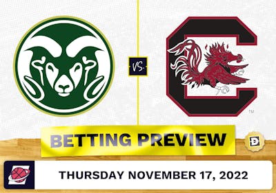 Colorado State vs. South Carolina CBB Prediction and Odds - Nov 17, 2022
