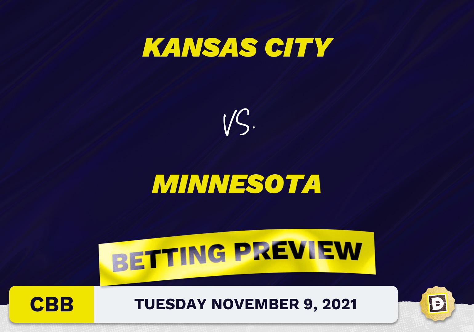 Kansas City vs. Minnesota CBB Predictions and Odds - Nov 9, 2021