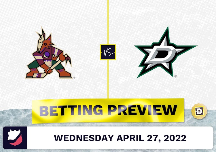 Coyotes vs. Stars Prediction and Odds - Apr 27, 2022