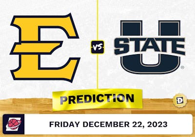 East Tennessee State vs. Utah State Prediction, Odds, College Basketball Picks  [12/22/2023]