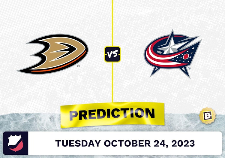 Ducks vs. Blue Jackets Prediction and Odds - October 24, 2023