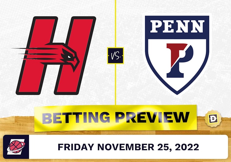 Hartford vs. Pennsylvania CBB Prediction and Odds - Nov 25, 2022