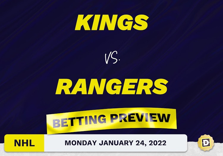 Kings vs. Rangers Predictions and Odds - Jan 24, 2022