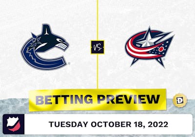 Canucks vs. Blue Jackets Prediction and Odds - Oct 18, 2022