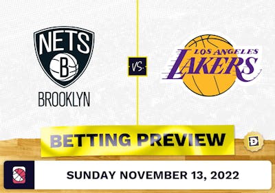 Nets vs. Lakers Prediction and Odds - Nov 13, 2022