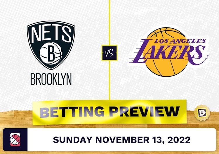 Nets vs. Lakers Prediction and Odds - Nov 13, 2022