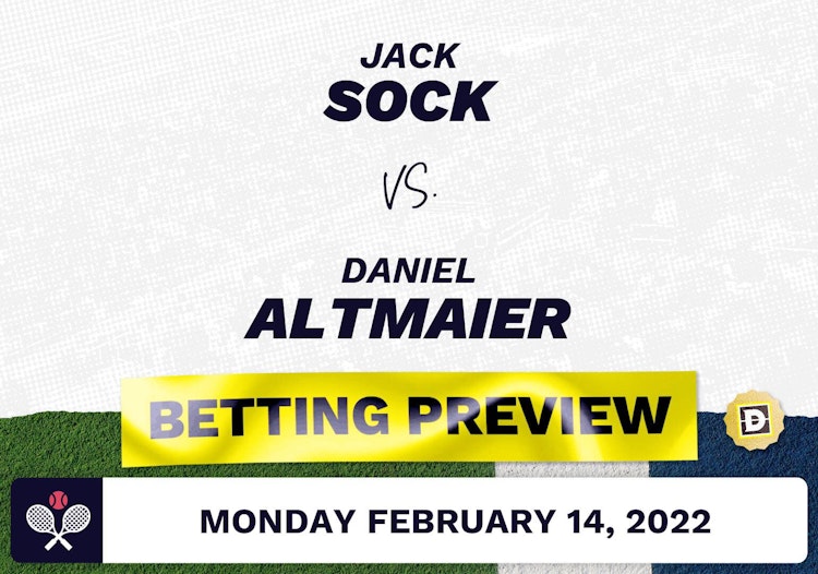 Jack Sock vs. Daniel Altmaier Predictions - Feb 15, 2022
