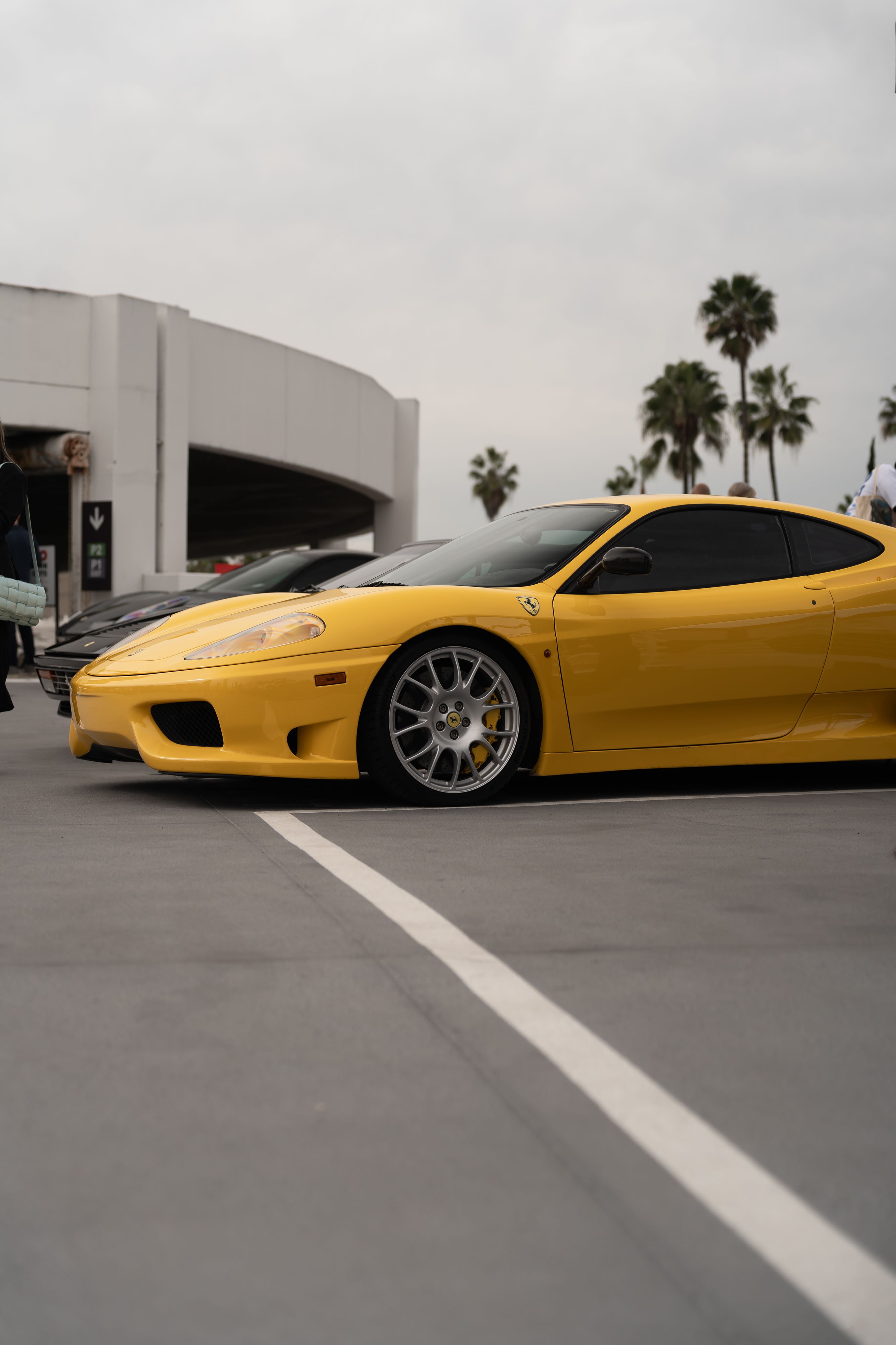 Ferrari 360 on Challenge wheels at the Petersen Museum.