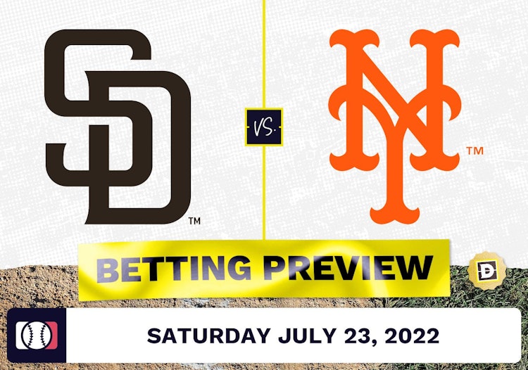 Padres vs. Mets Prediction and Odds - Jul 23, 2022