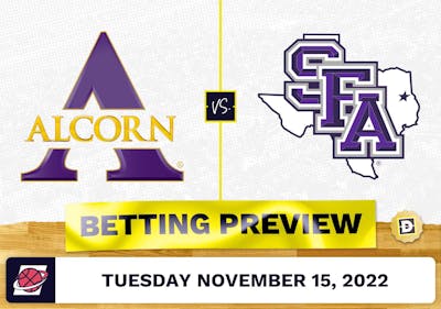 Alcorn State vs. Stephen F. Austin CBB Prediction and Odds - Nov 15, 2022