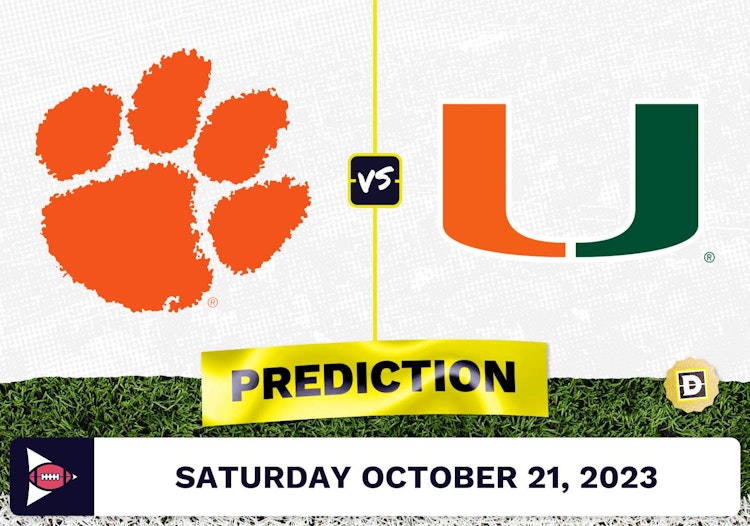 Clemson vs. Miami Florida CFB Prediction and Odds - October 21, 2023