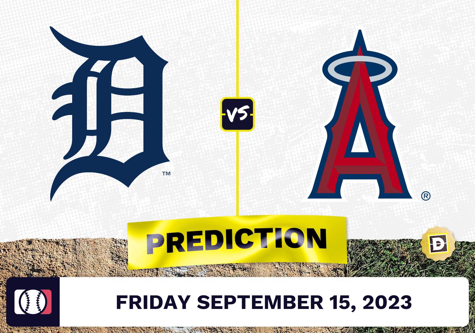 Tigers vs. Angels Prediction for MLB Friday [9/15/2023]