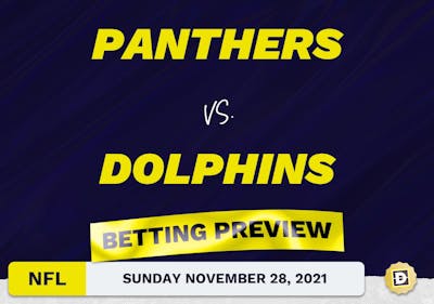 Panthers vs. Dolphins Predictions and Odds - Nov 28, 2021
