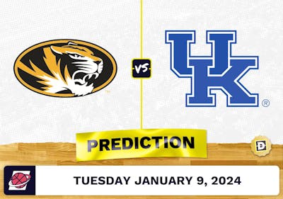 Missouri vs. Kentucky Prediction, Odds, College Basketball Picks  [1/9/2024]