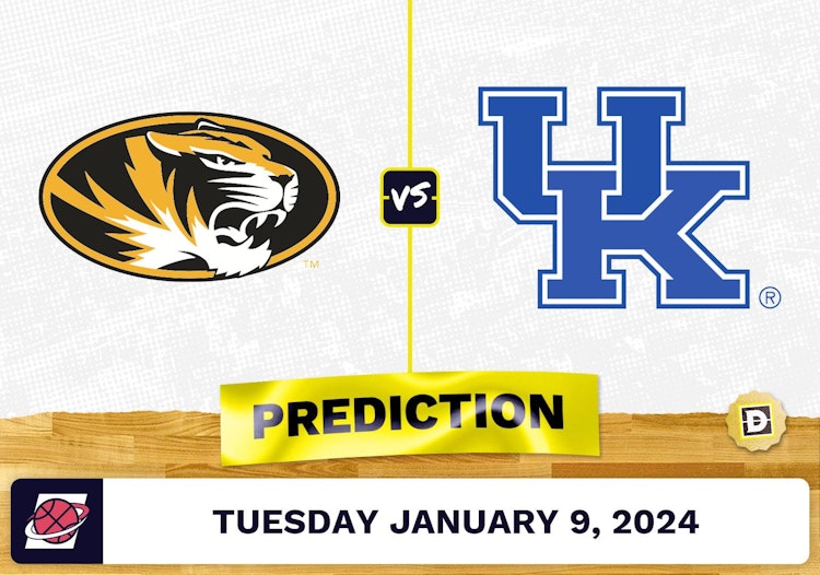 Missouri vs. Kentucky Prediction, Odds, College Basketball Picks  [1/9/2024]