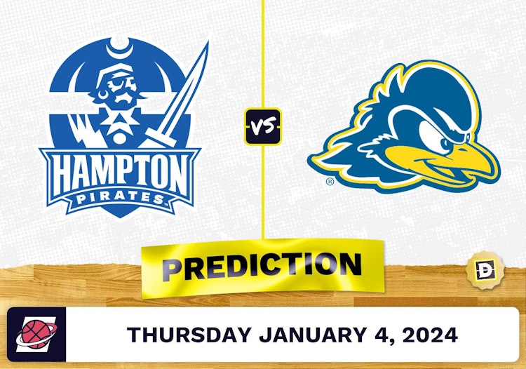 Hampton vs. Delaware Prediction, Odds, College Basketball Picks  [1/4/2024]