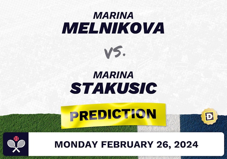 Marina Melnikova vs. Marina Stakusic Prediction, Odds, Picks for San Diego 2024