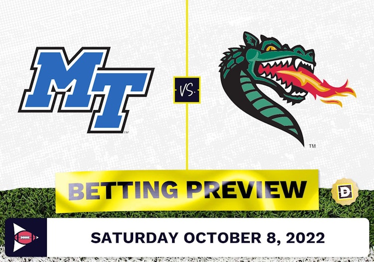 Middle Tennessee vs. UAB CFB Prediction and Odds - Oct 8, 2022