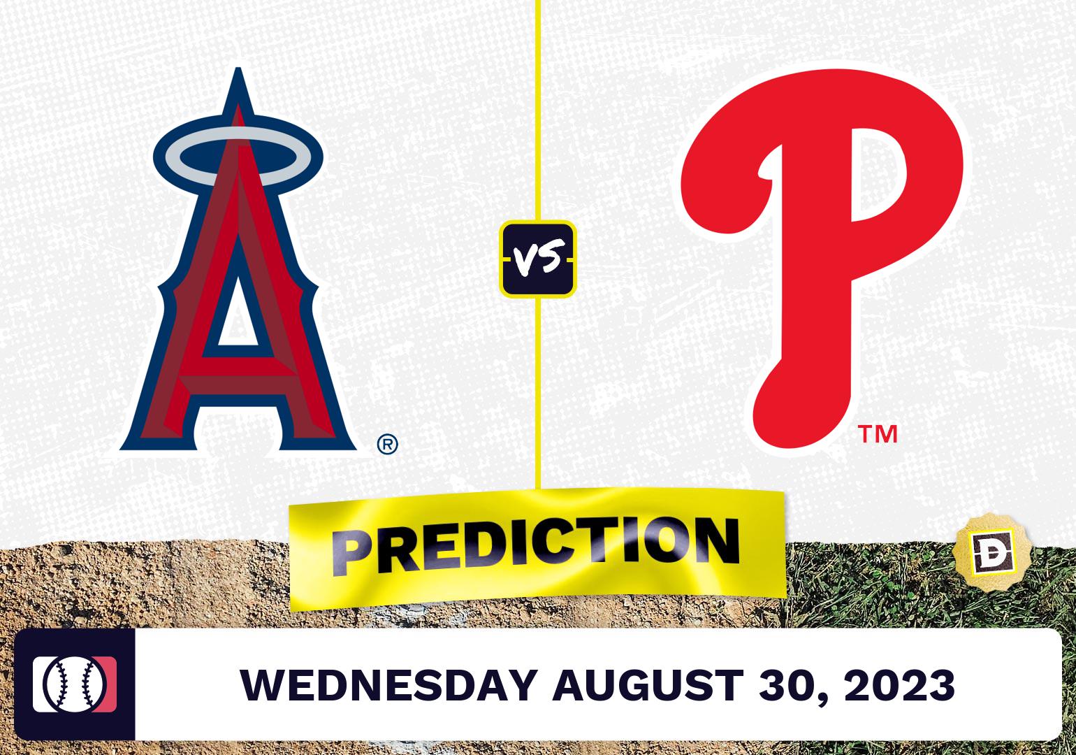 Angels vs. Phillies Prediction for MLB Wednesday [8/30/2023]