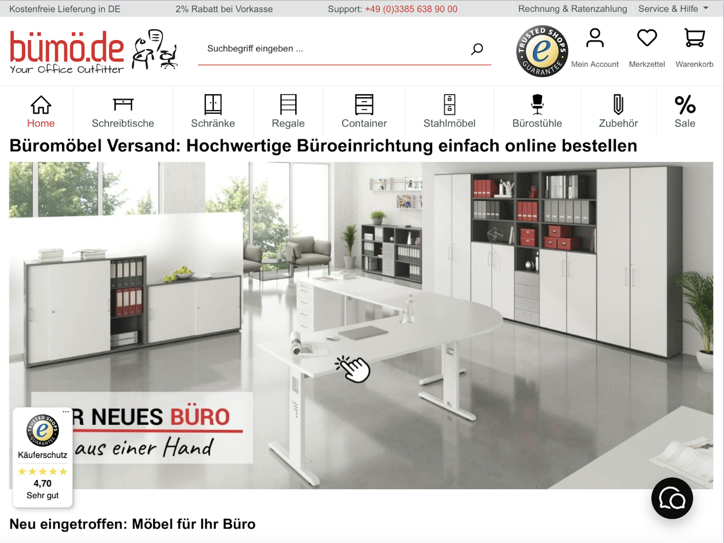 Referenz: Büromöbel Versand Referenz: Büromöbel Versand