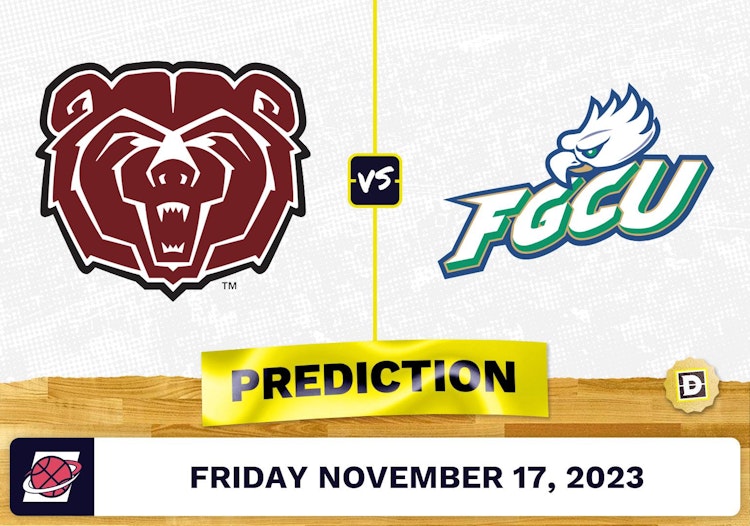 Missouri State vs. Florida Gulf Coast Basketball Prediction - November 17, 2023