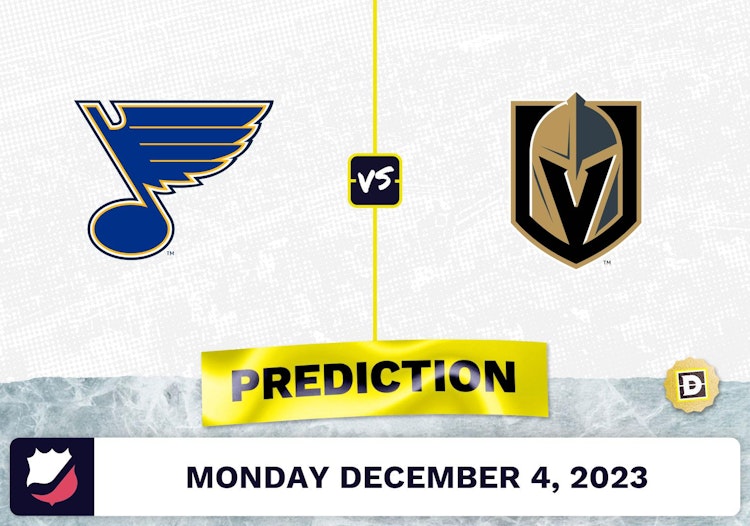 St. Louis Blues vs. Vegas Golden Knights Prediction and Odds - December 4, 2023