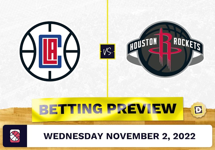 Clippers vs. Rockets Prediction and Odds - Nov 2, 2022