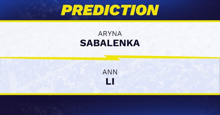 Aryna Sabalenka vs Ann Li Tennis Prediction.
