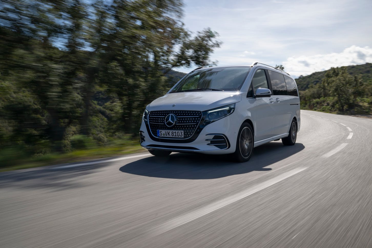 Das Extior des Mercedes-Benz EQV