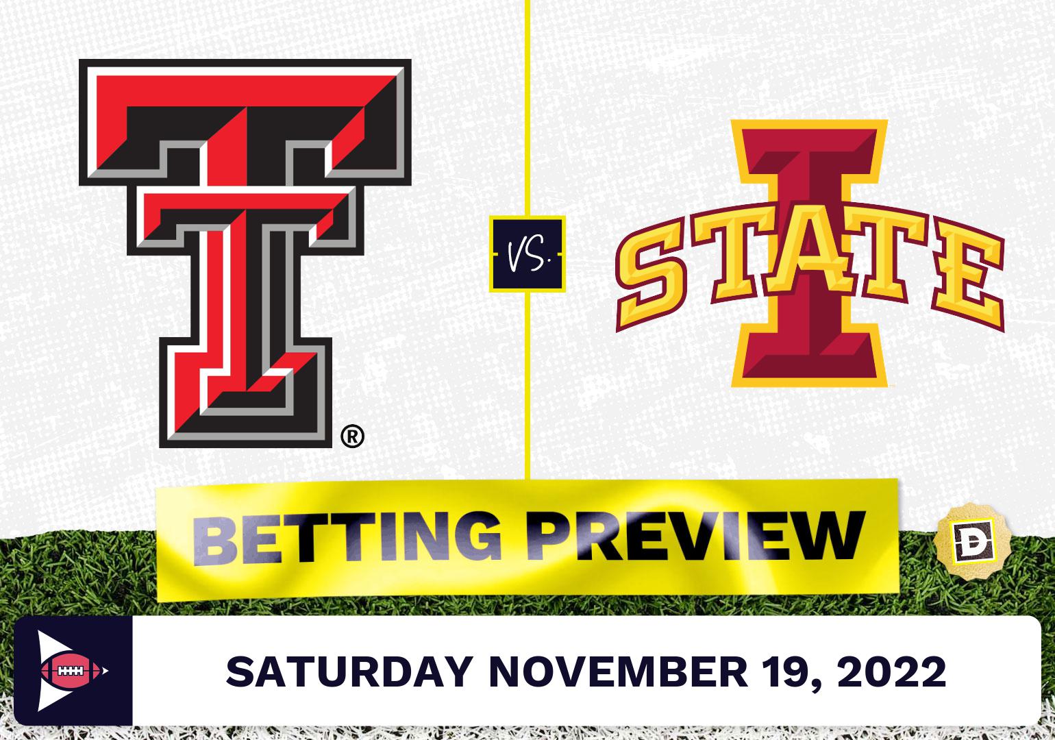 Texas Tech vs. Iowa State CFB Prediction and Odds - Nov 19, 2022
