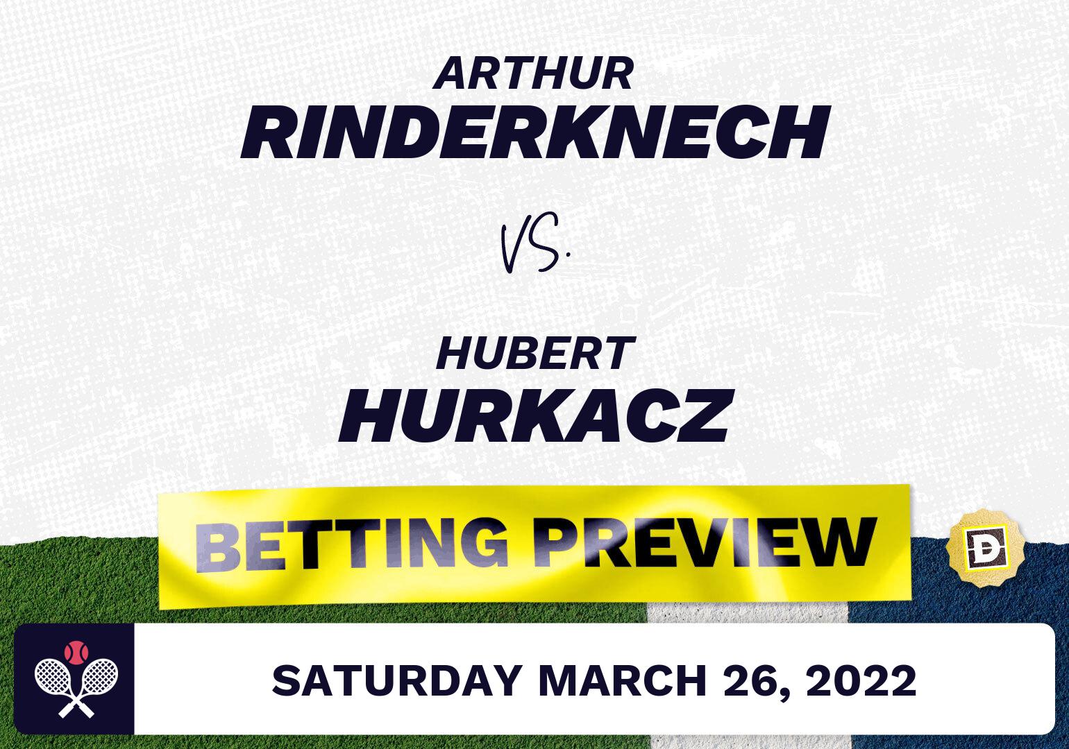 Arthur Rinderknech vs. Hubert Hurkacz Predictions - Mar 26, 2022