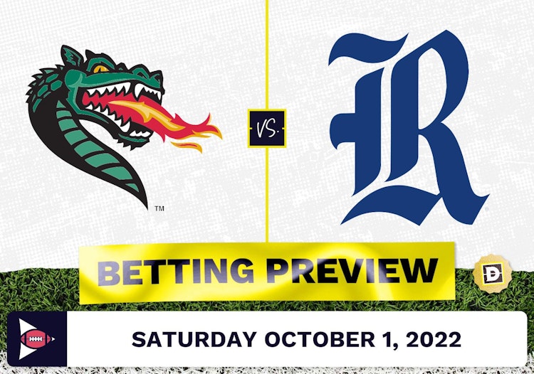 UAB vs. Rice CFB Prediction and Odds - Oct 1, 2022