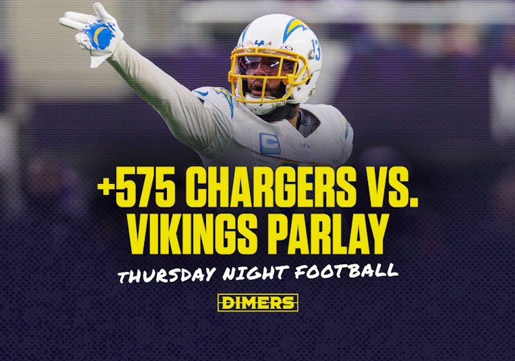 NFL parlay picks for Thursday Night Football betting between Vikings and Chargers.