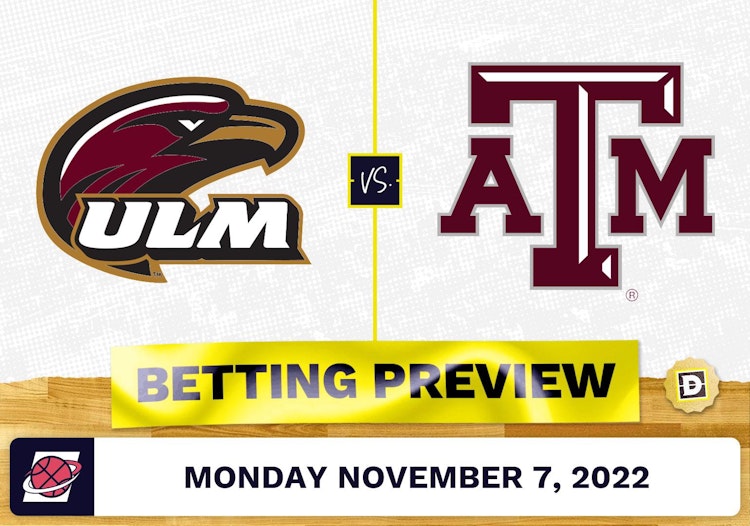 Louisiana-Monroe vs. Texas A&M CBB Prediction and Odds - Nov 7, 2022