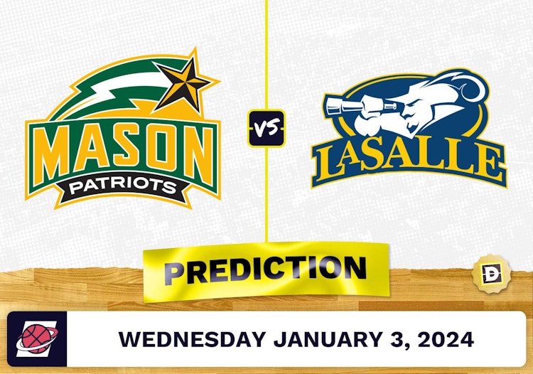 George Mason vs. La Salle Prediction, Odds, College Basketball Picks  [1/3/2024]