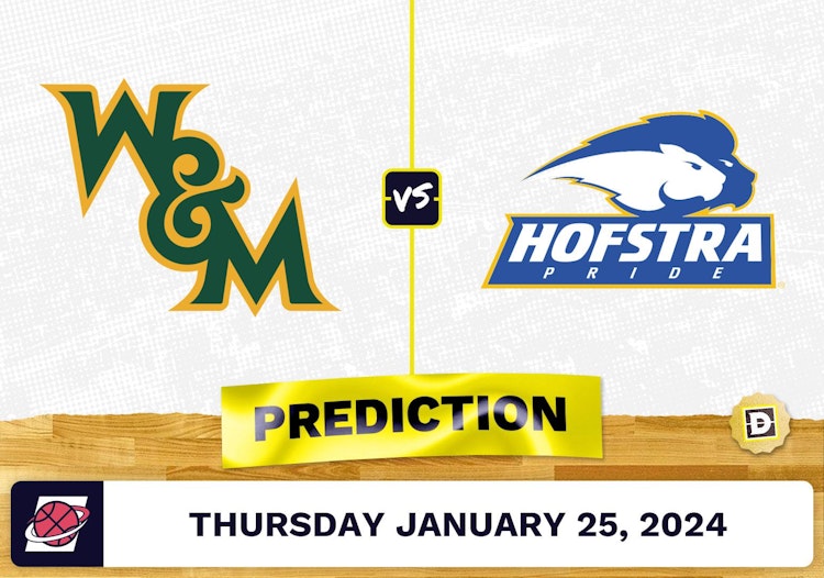 William & Mary vs. Hofstra Prediction, Odds, College Basketball Picks [1/25/2024]