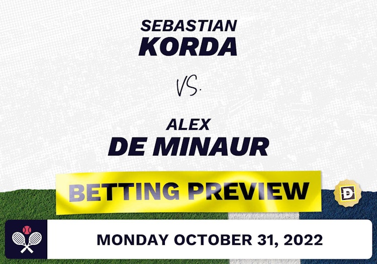 Sebastian Korda vs. Alex de Minaur Predictions - Oct 31, 2022